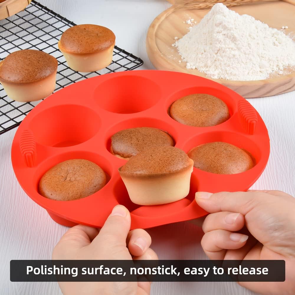 Silicone Muffin Pans 7 Cavities