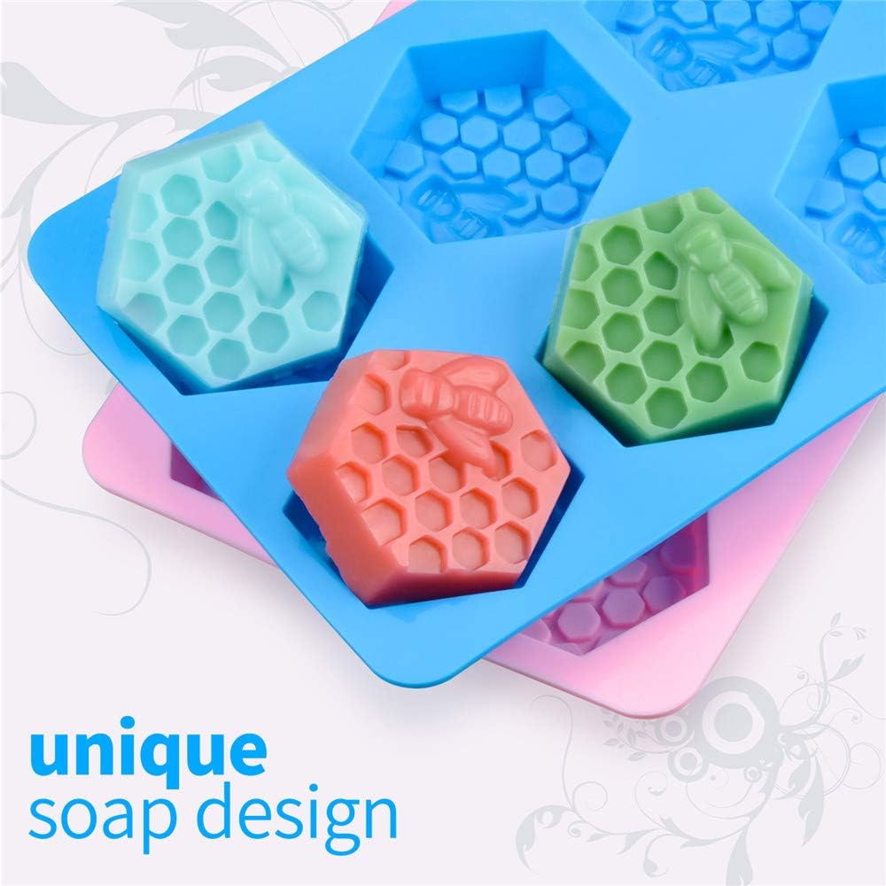 Bee Honeycomb Silicone Molds