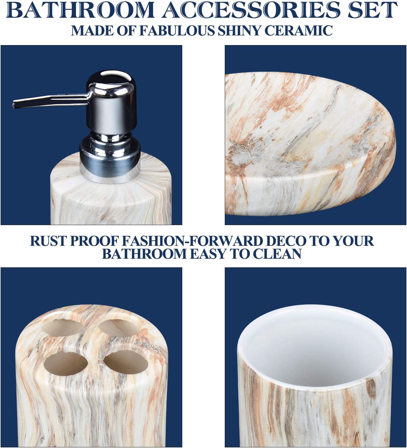 Bathroom Accessories Set mint