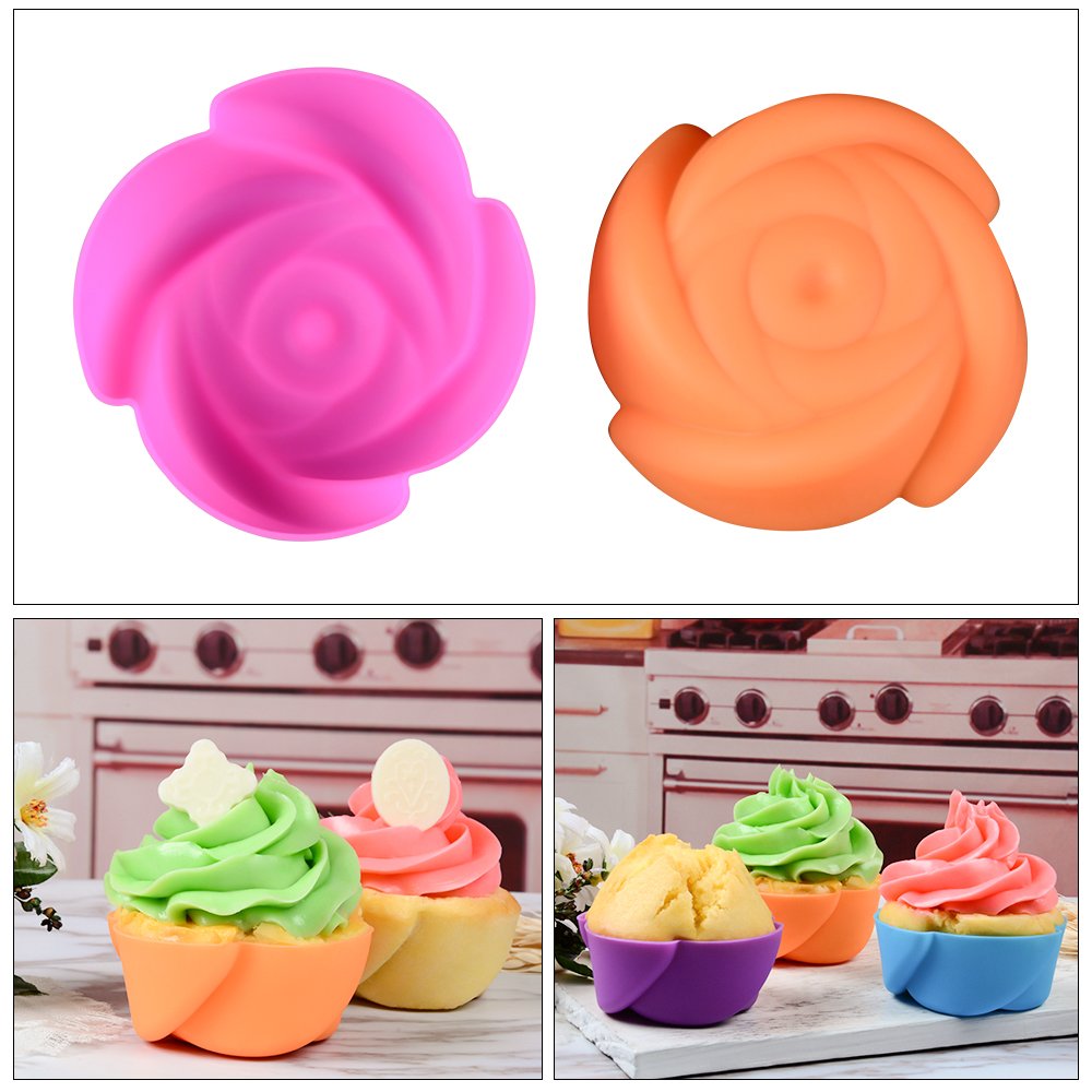 48 Pack Silicone Baking Cups