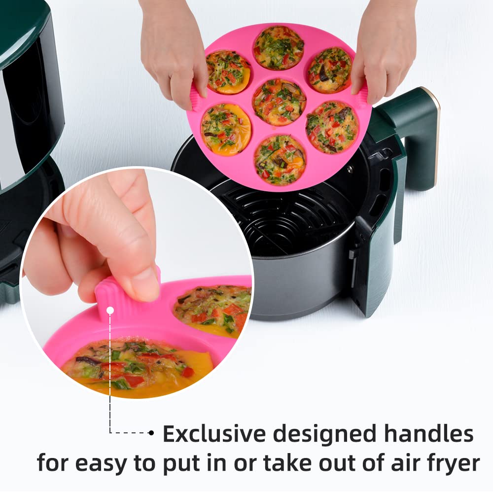 Silicone Muffin Pans 7 Cavities