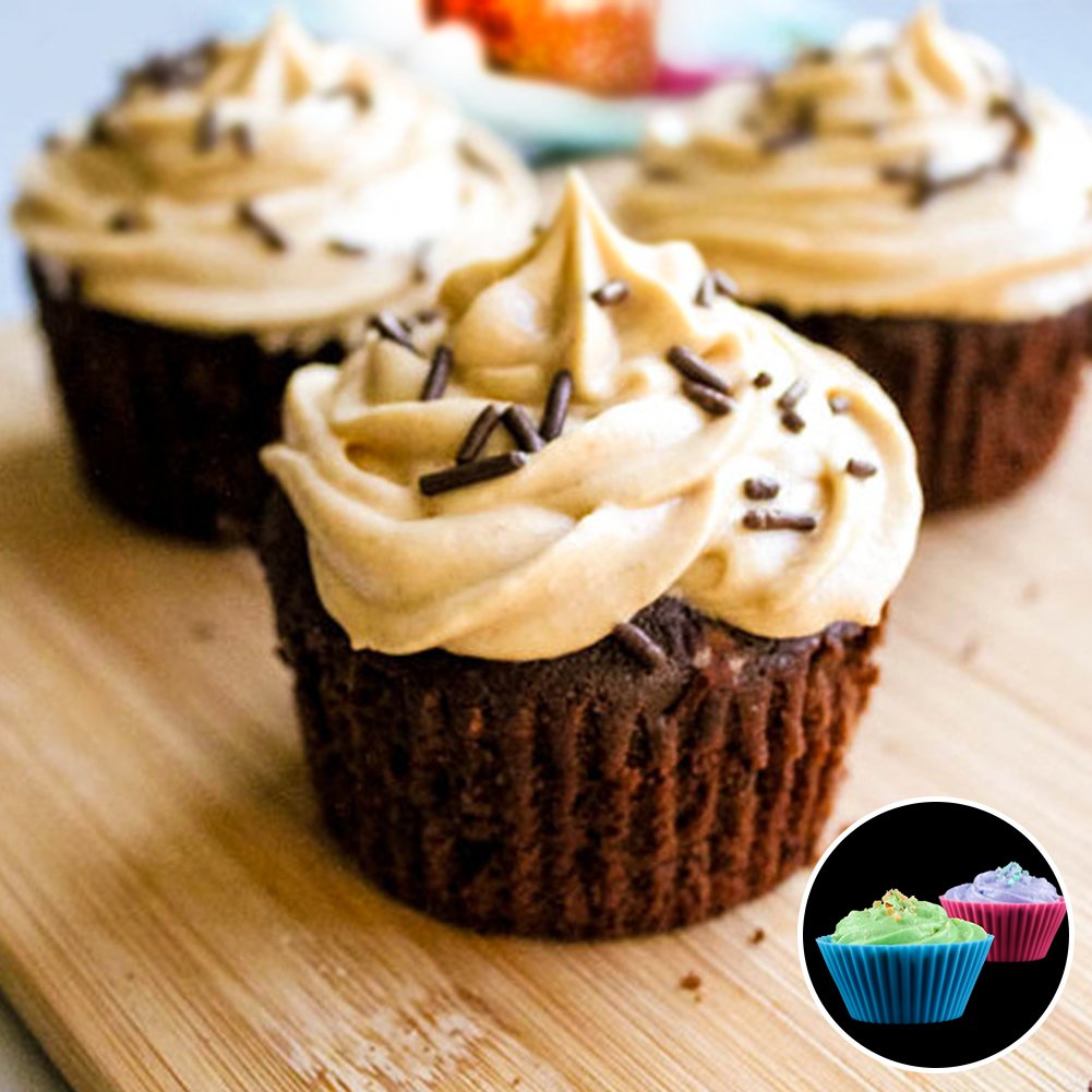 48 Pack Silicone Baking Cups