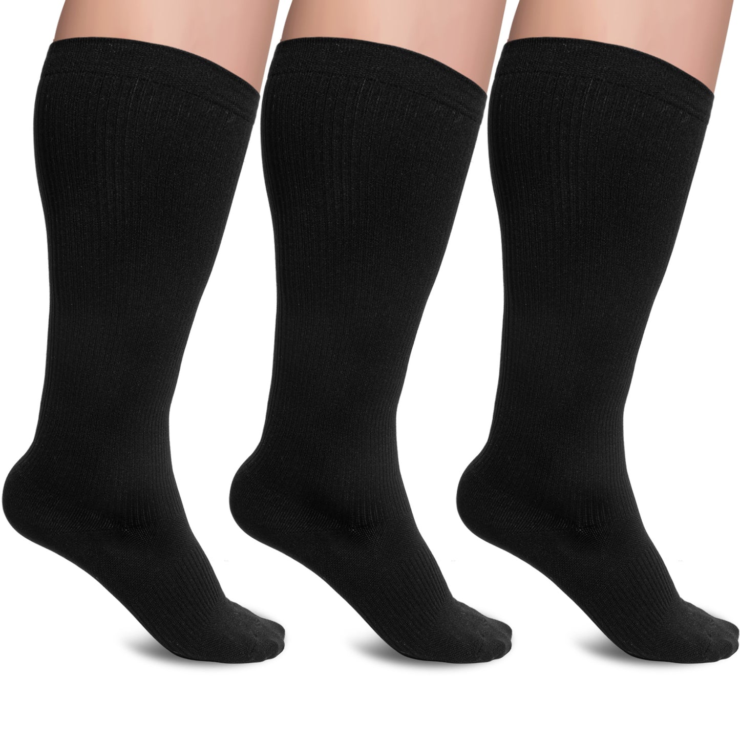 NOVAYARD Plus Size Compression Socks Leg-warmers for Women and Men