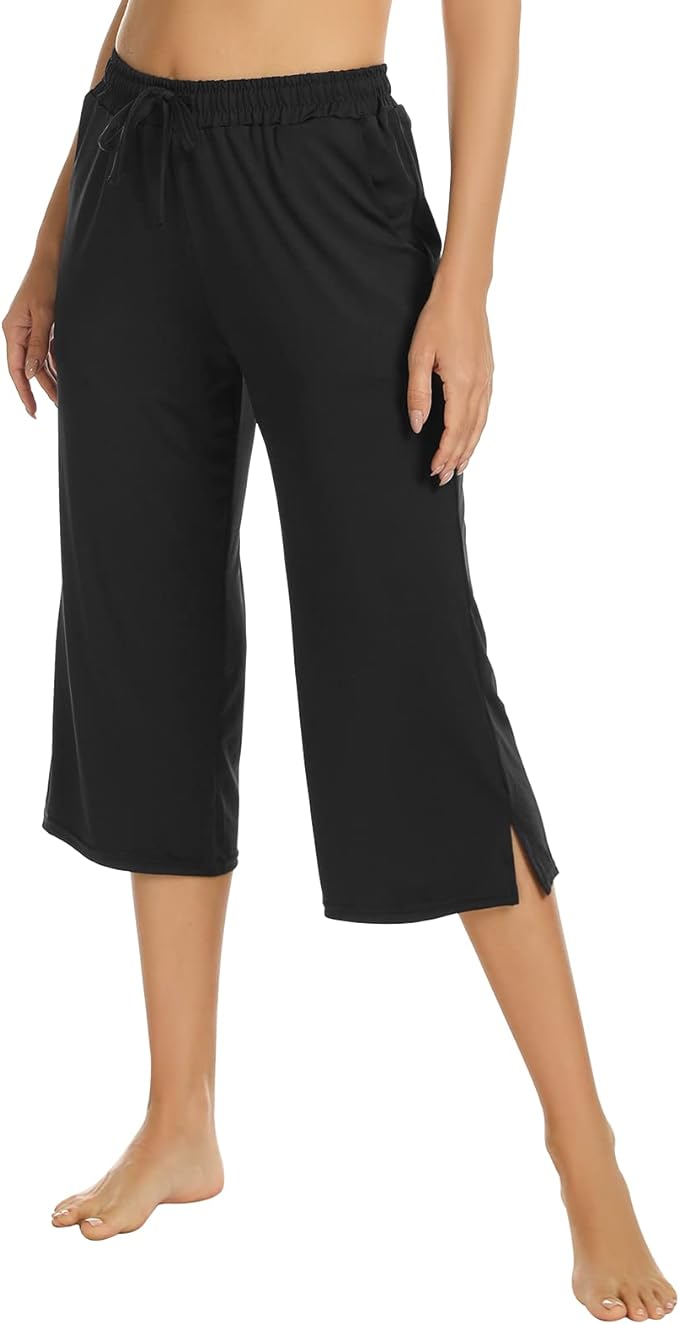 Capri Yoga Pants with Pockets for Women