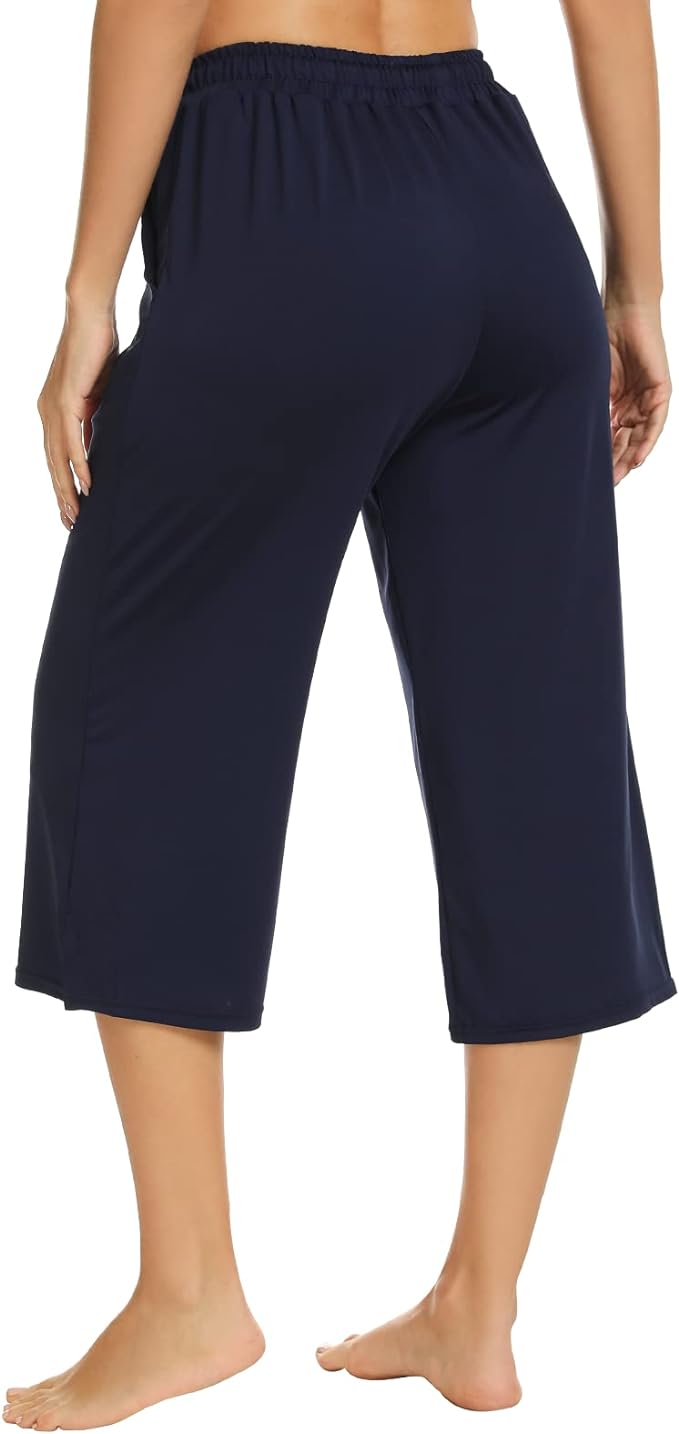 Capri Yoga Pants with Pockets for Women