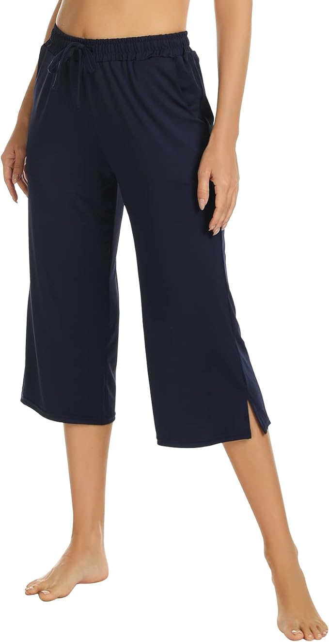 Capri Yoga Pants with Pockets for Women