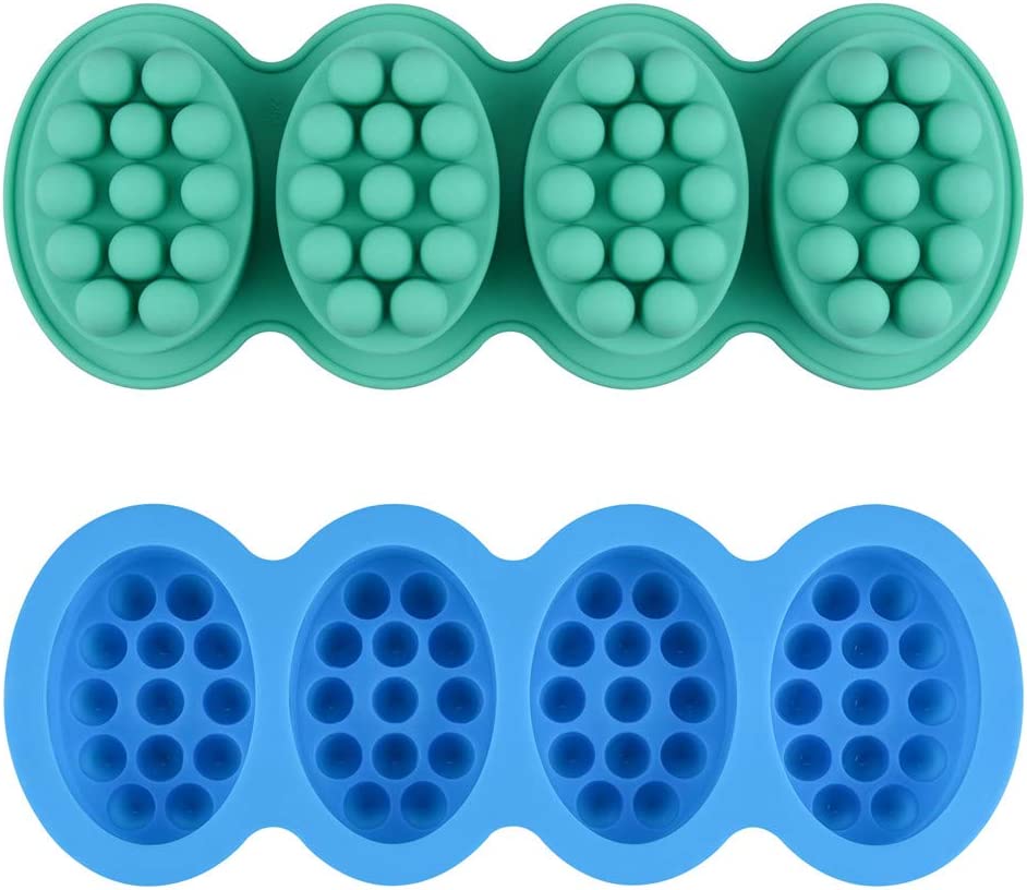 2 Pcs Silicone Soap Molds