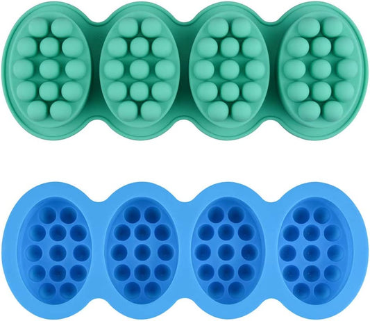 2 Pcs Silicone Soap Molds