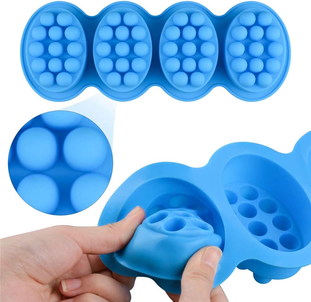 2 Pcs Silicone Soap Molds