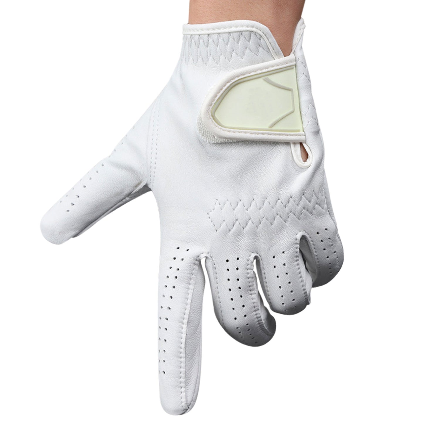 NOVAYAD 2 Pack Golf Glove White for Women，Durable Breathable