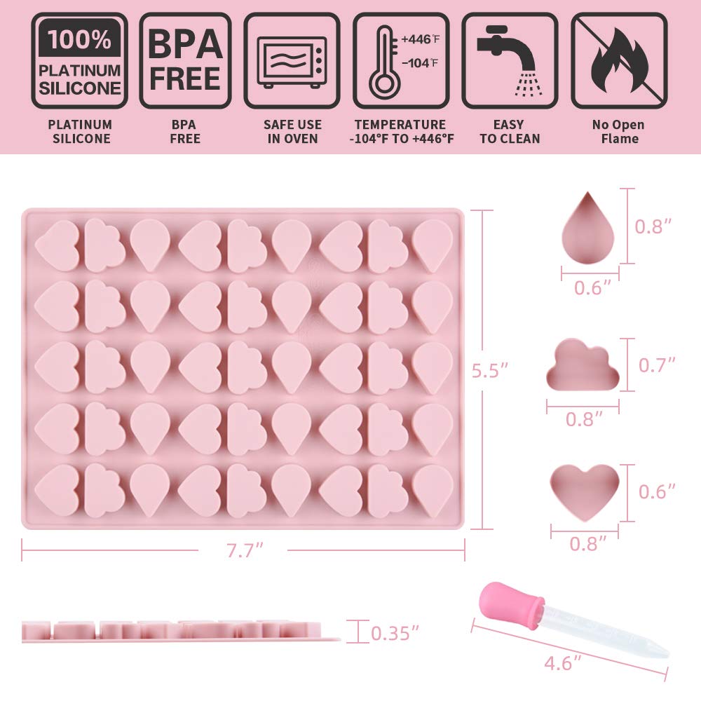 Three shapes of Silicone Molds