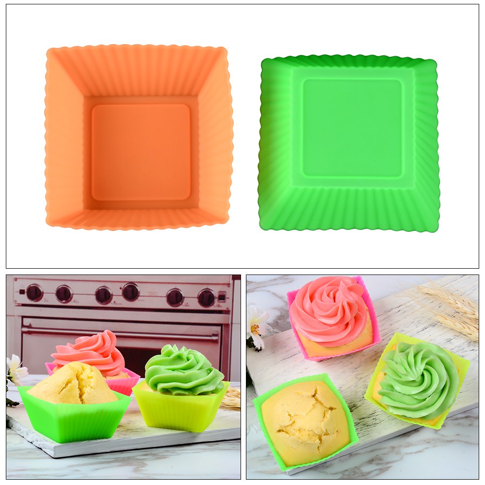 48 Pack Silicone Baking Cups