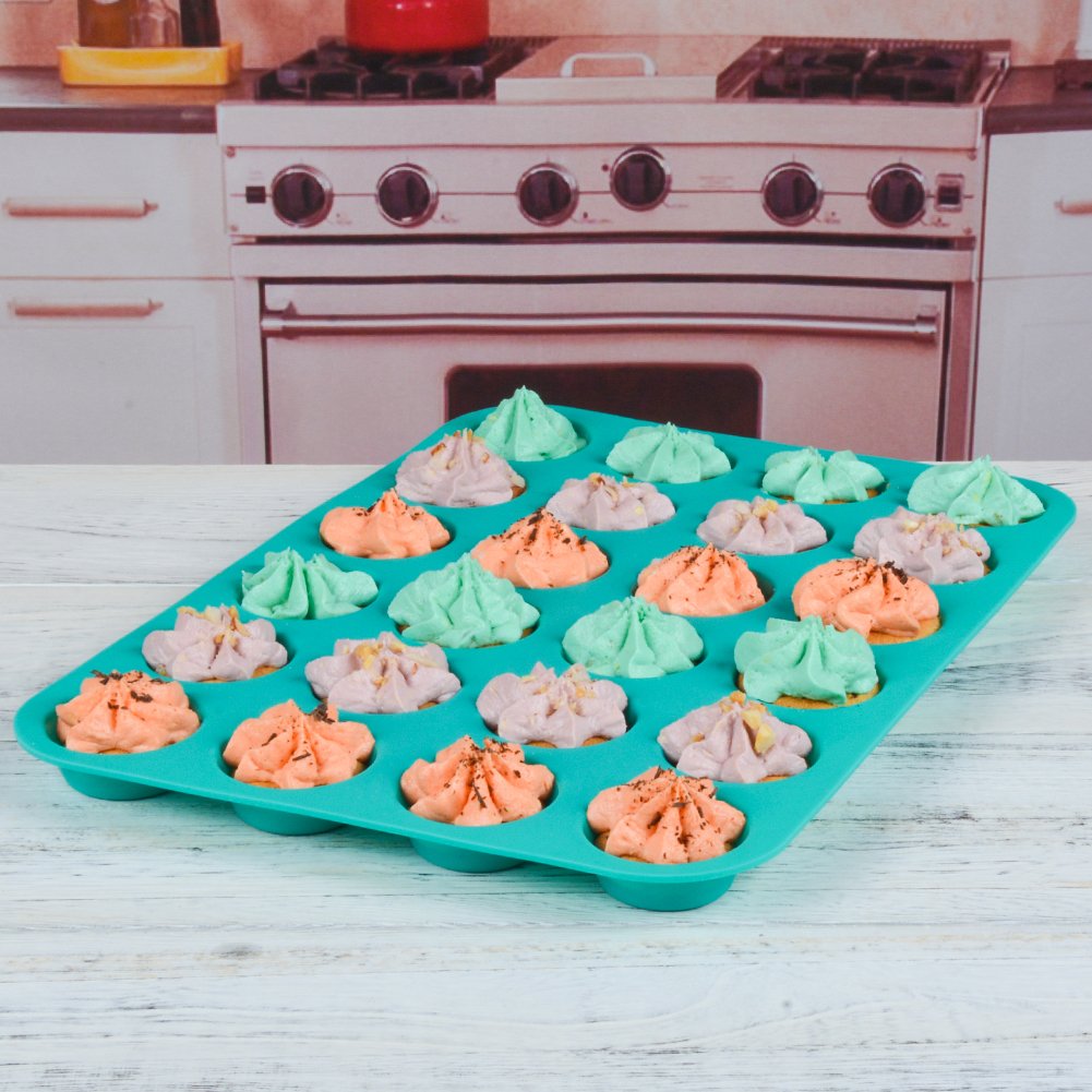 Silicone Muffin Pan Cupcake Set